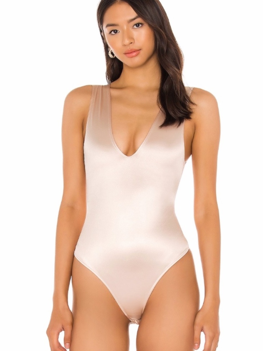 Free People X REVOLVE Keep It Sleek Bodysuit Sleeveless Minimalist Size XS